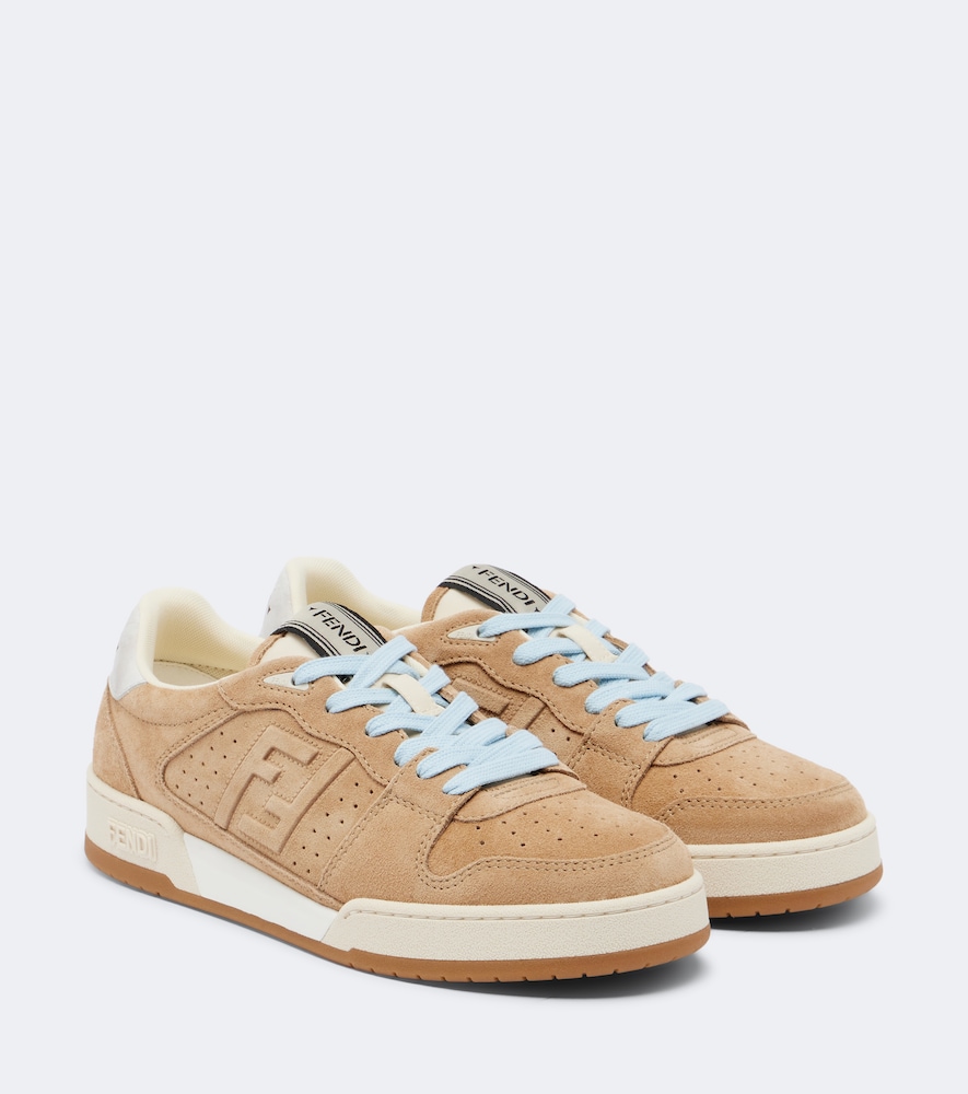 Fendi Baskets Fendi Match en daim