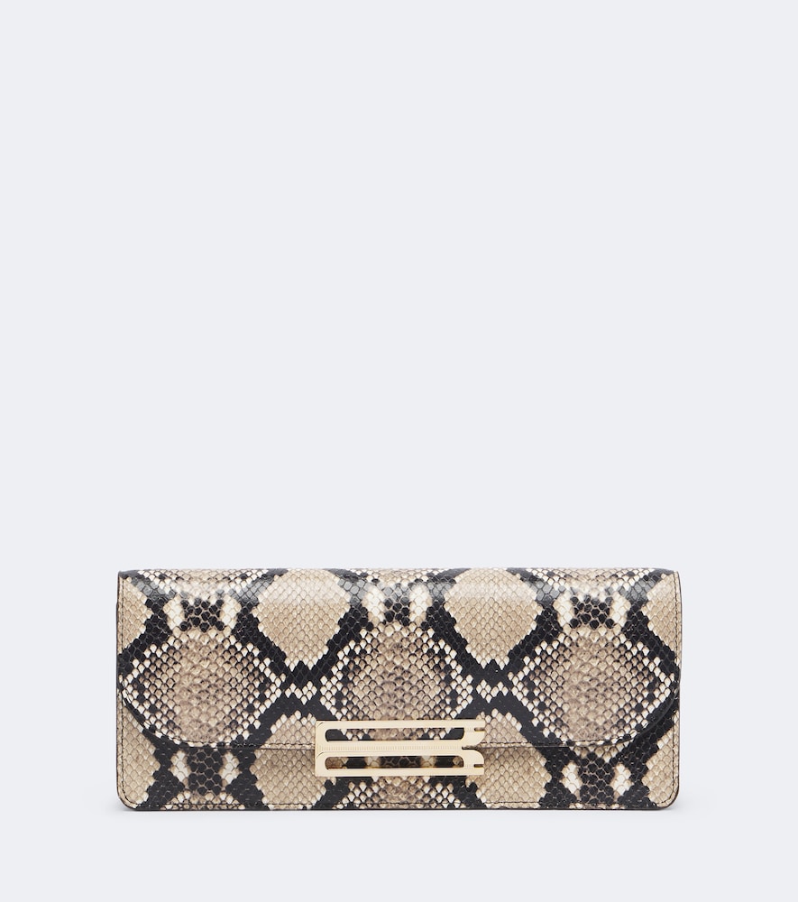 Clutch Dorian East-West aus Leder