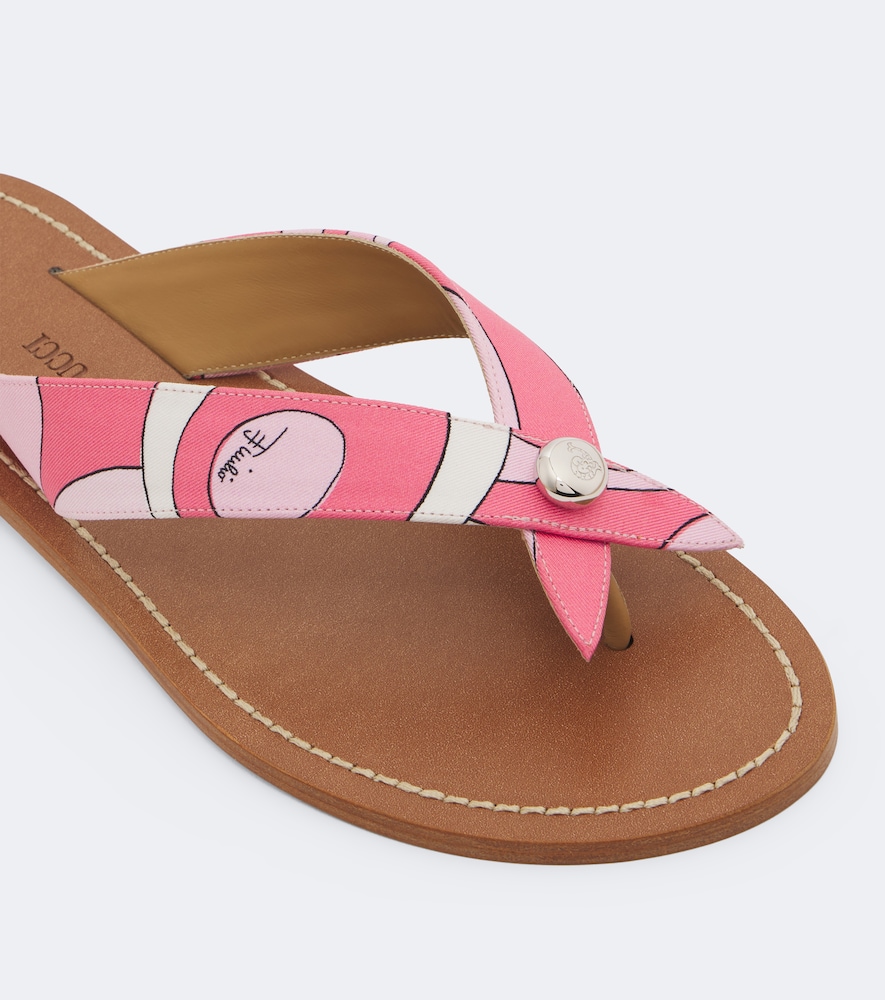 Pucci Marmo Thong Sandals