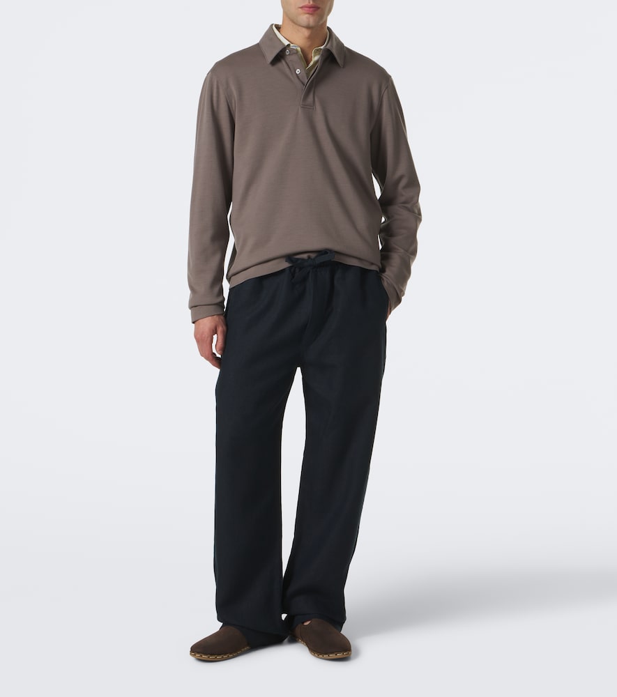 Ben Wool Jersey Polo Shirt