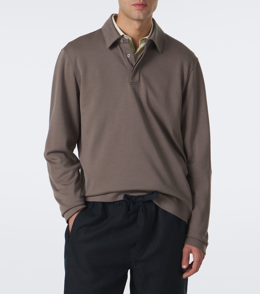 Ben Wool Jersey Polo Shirt