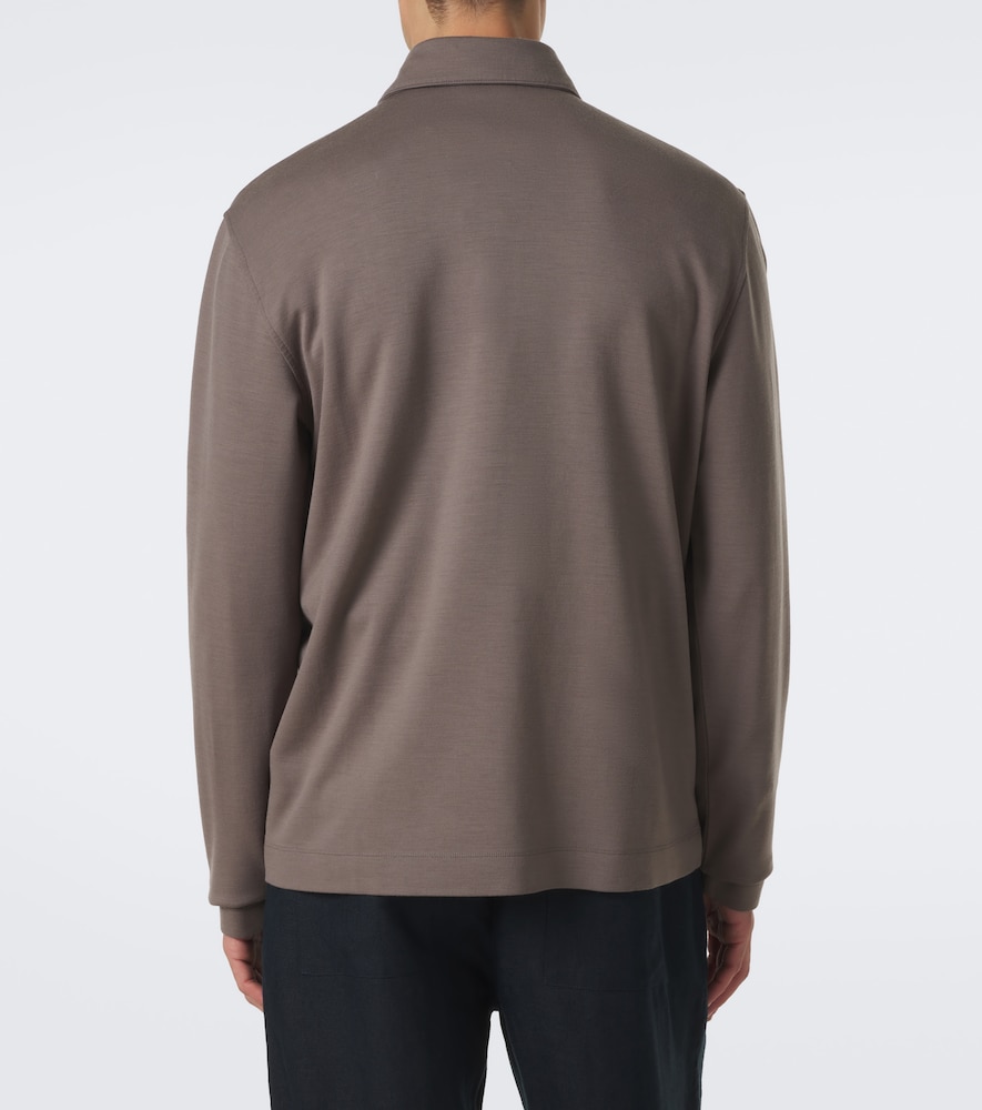Ben Wool Jersey Polo Shirt