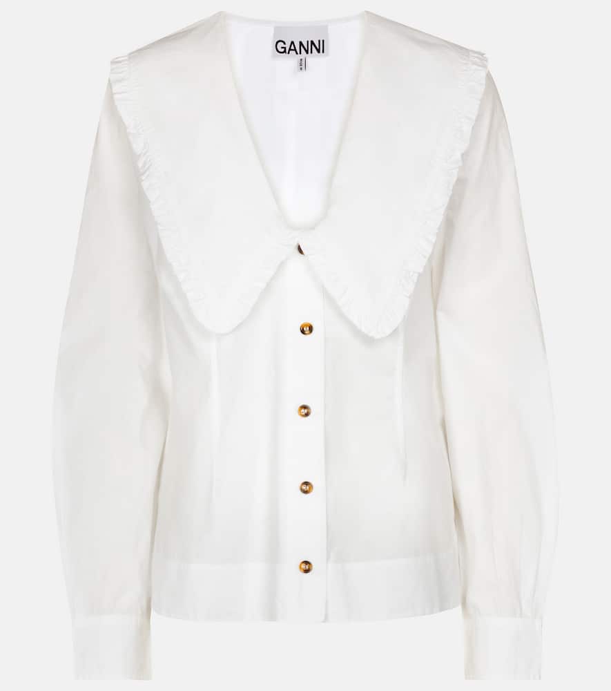 Ganni Cotton-poplin shirt