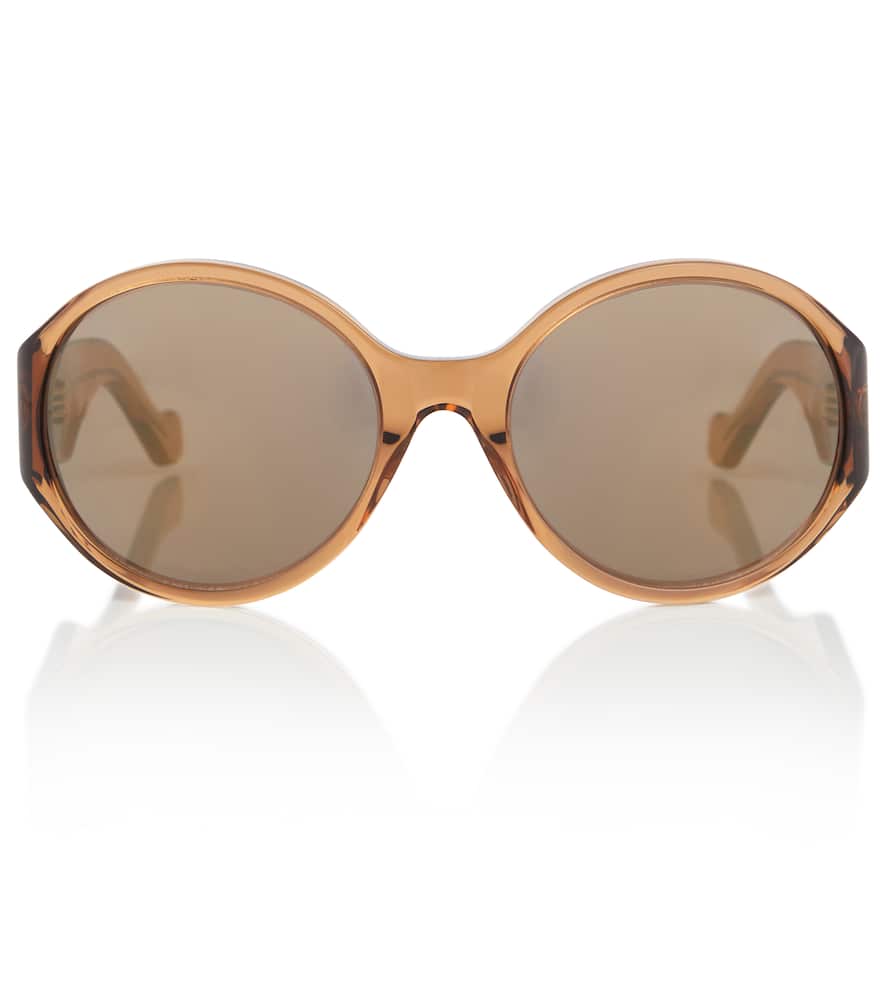 Loewe Anagram Round Sunglasses In Brown