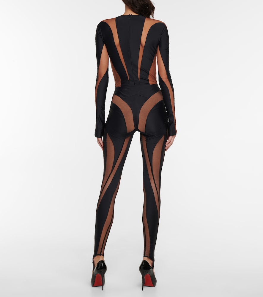  Mugler Mugler Paneled Bodysuit 