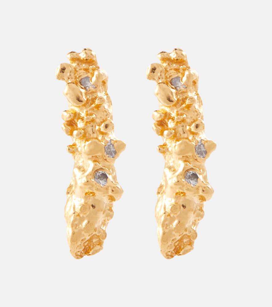 Alighieri The Inferno 9kt gold and diamonds earrings