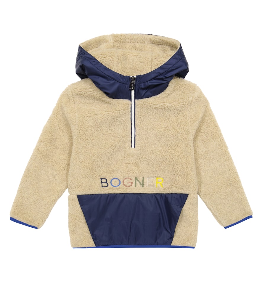 Bogner Kids Melvin teddy half-zip hoodie