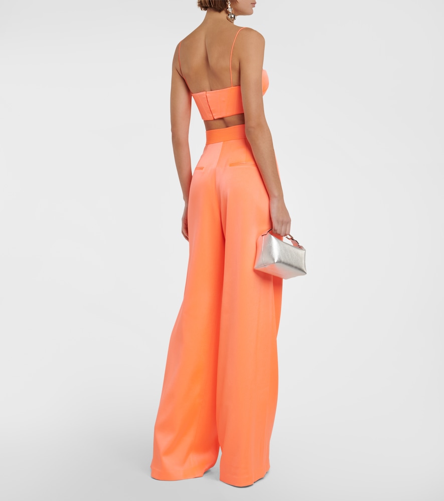 Alex Perry Alex Perry Hart Satin Crãªpe Bralette 