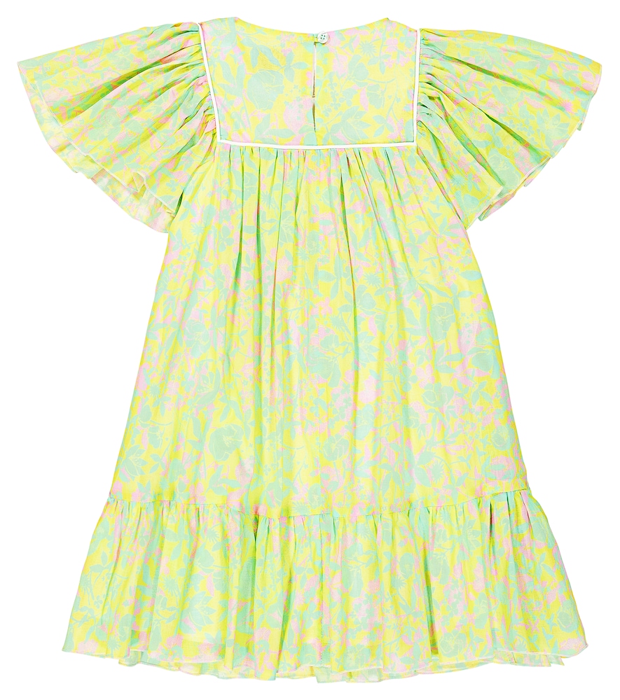  Paade Mode Paade Mode Puff-sleeve Cotton Chiffon Dress 