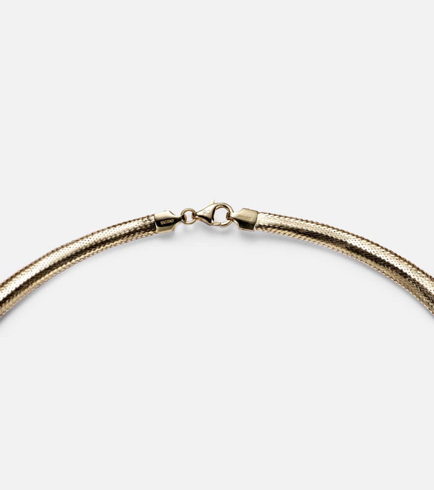 Stone And Strand Woven In Gold 10kt Gold Necklace In Gold