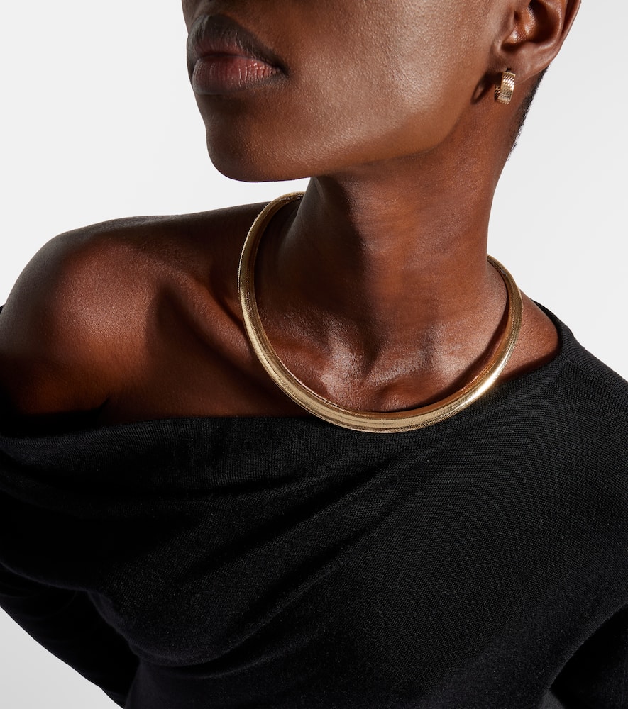 Stone And Strand Woven In Gold 10kt Gold Necklace In Gold