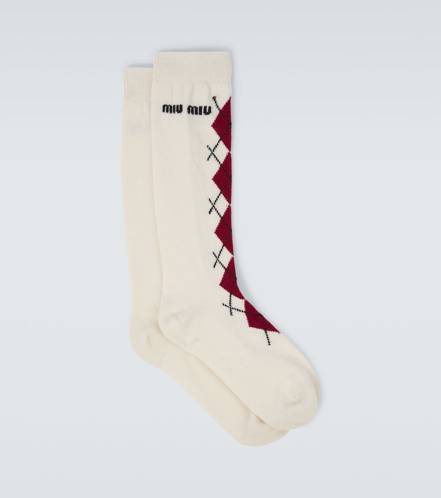 Miu Miu Wool and cashmere-blend socks