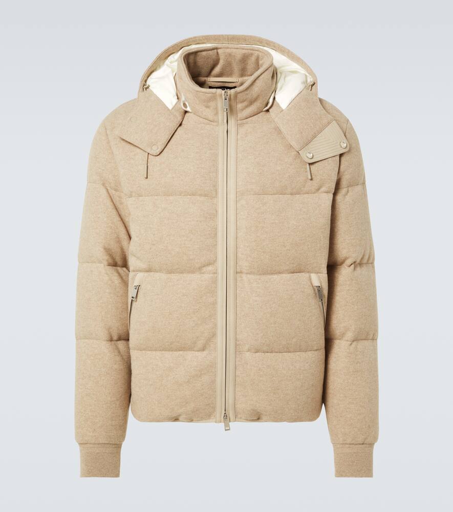 Zegna Elements Ghiaccio cashmere down jacket