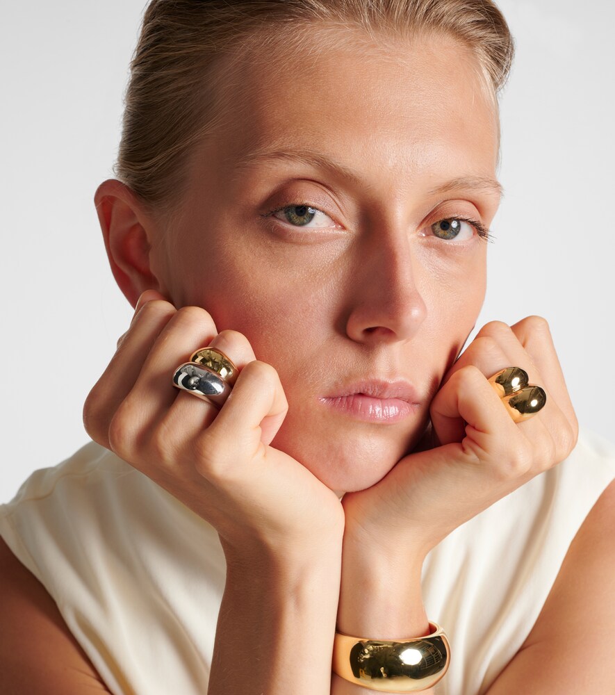 Jennifer Fisher Chavez yellow and white gold ring