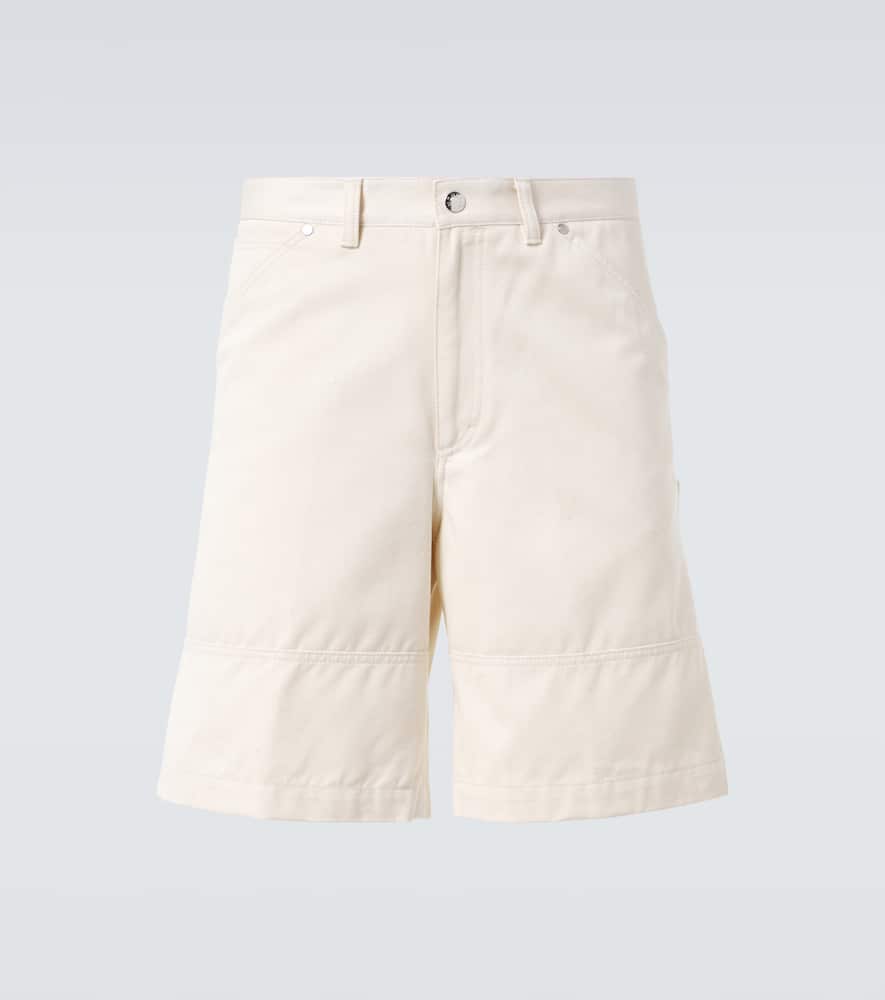 Cotton twill Bermuda shorts