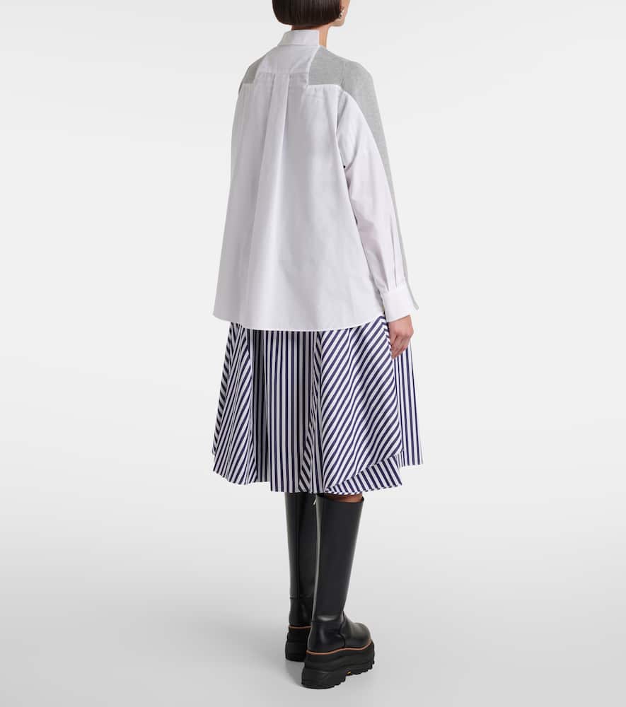 SACAI STRIPED CARDIGAN