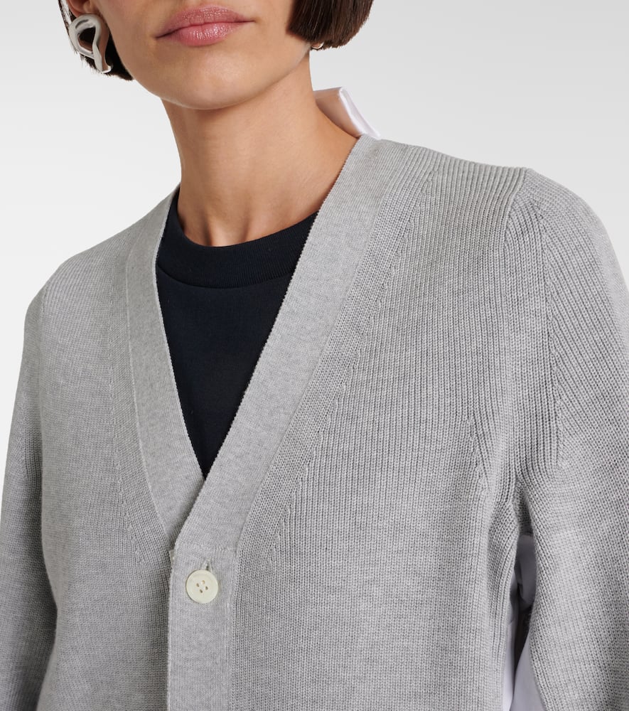 SACAI STRIPED CARDIGAN