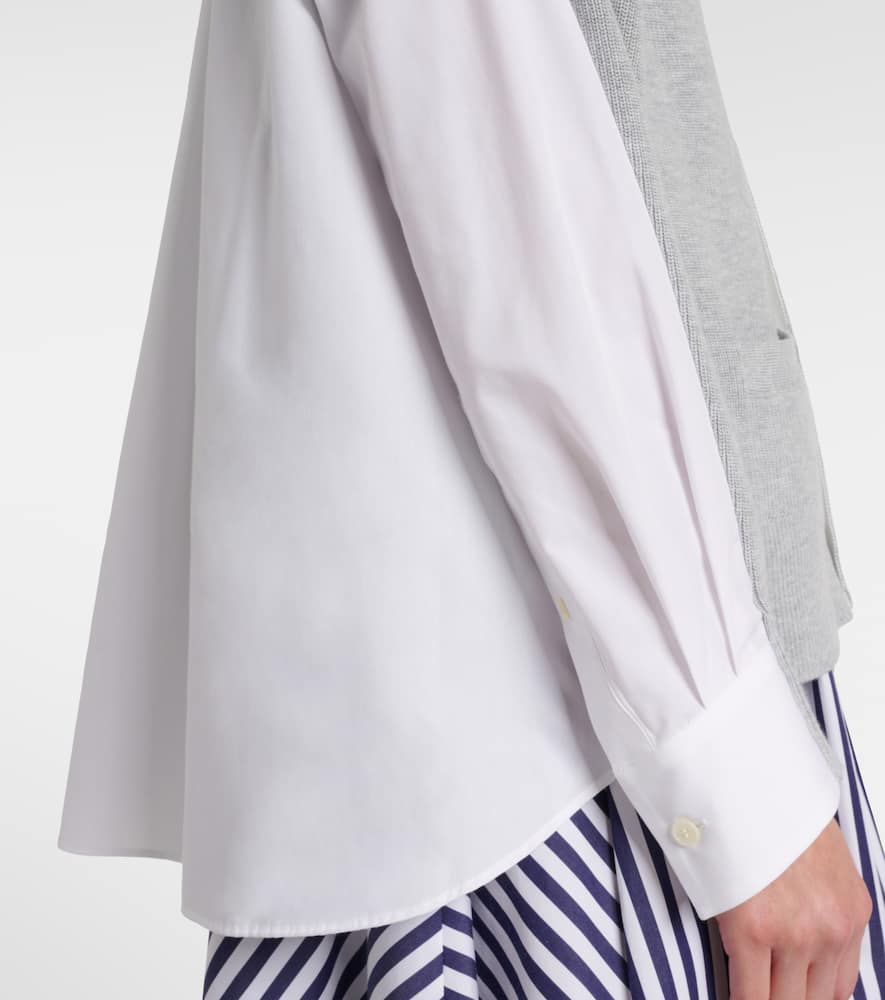 SACAI STRIPED CARDIGAN