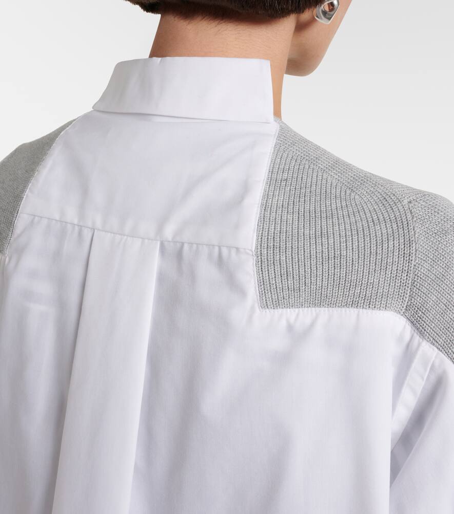 SACAI STRIPED CARDIGAN