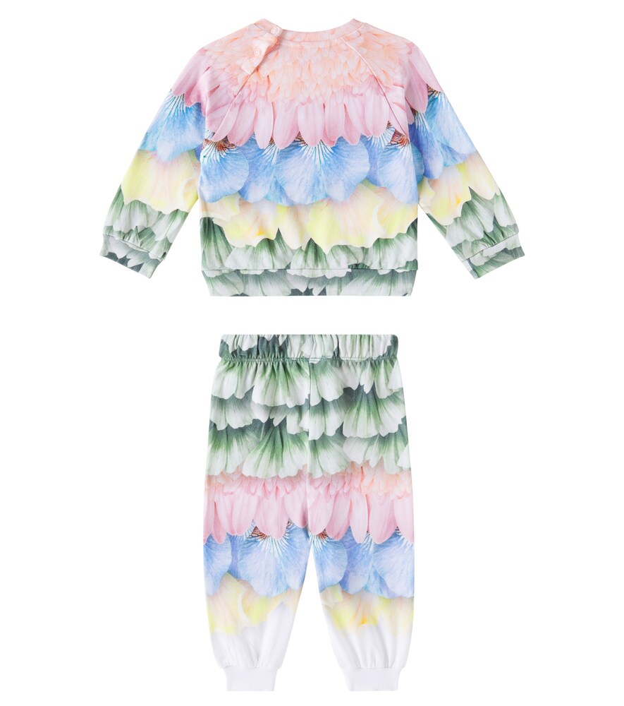  Molo Molo Baby Disc Cotton Sweatshirt And Sweatpants Set 