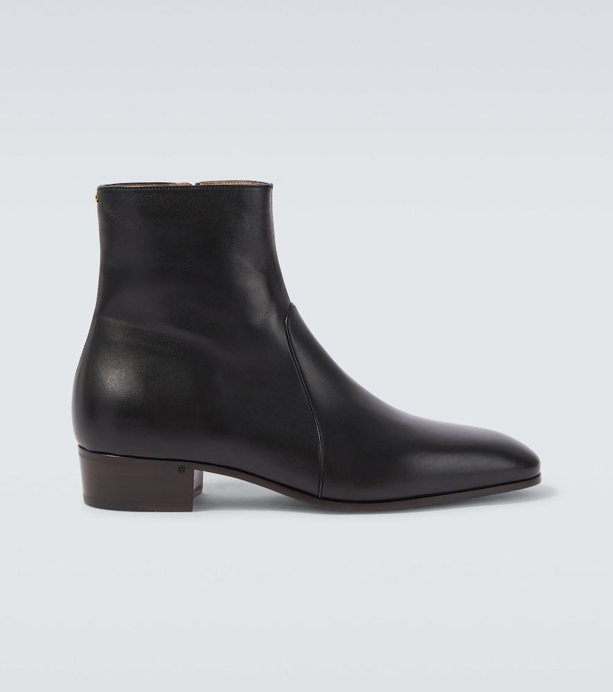 Valentino Garavani Bottines VLogo en cuir 690 €