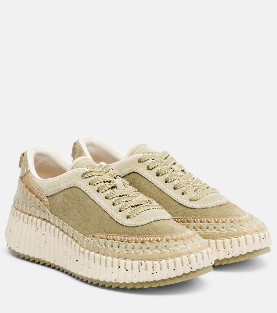 Chloé Nama suede sneakers