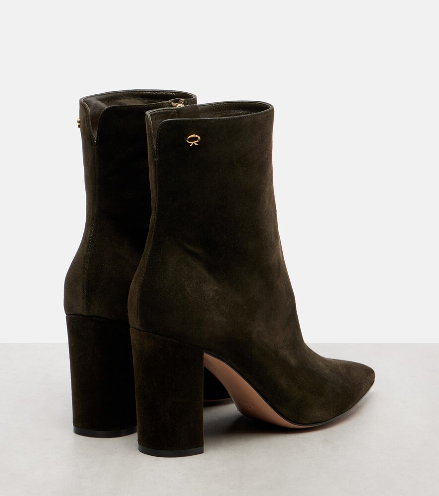  Gianvito Rossi Gianvito Rossi Lyell 85 Suede Ankle Boots 