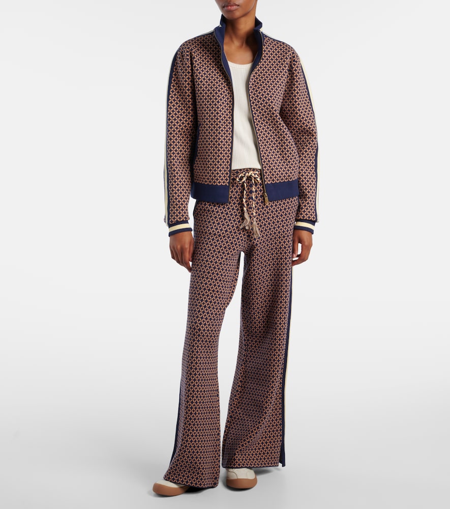  The Upside The Upside Crossroad Cotton-blend Bomber Jacket 
