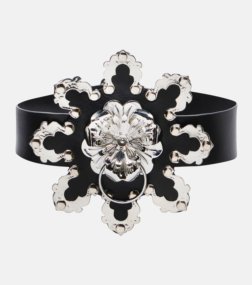 Blumarine Ceinture en cuir fleurs 432 €