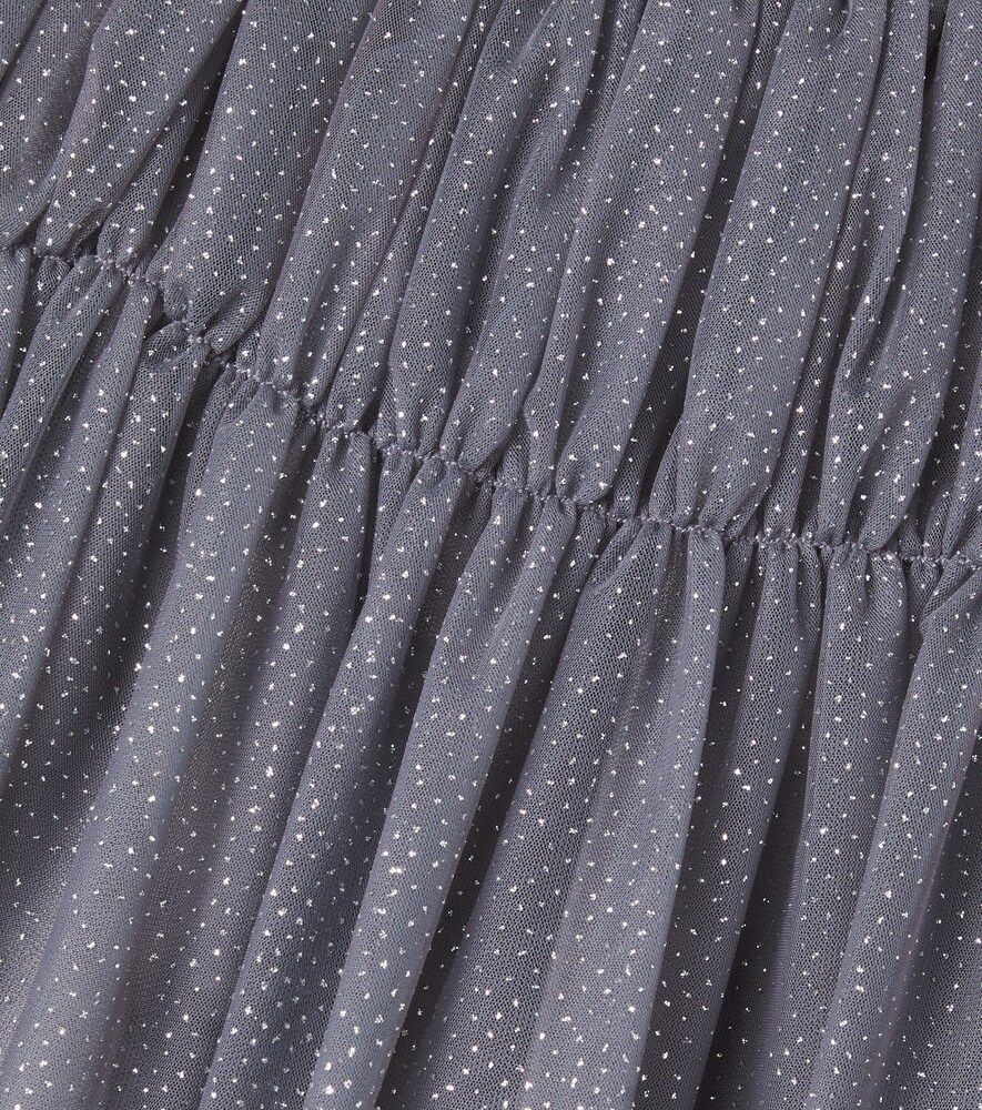  Il Gufo Il Gufo Embellished Tulle Skirt 