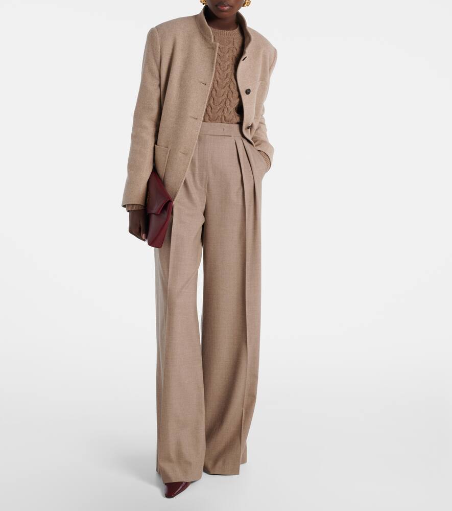 Max Mara Falla Cashmere Jacket In Brown