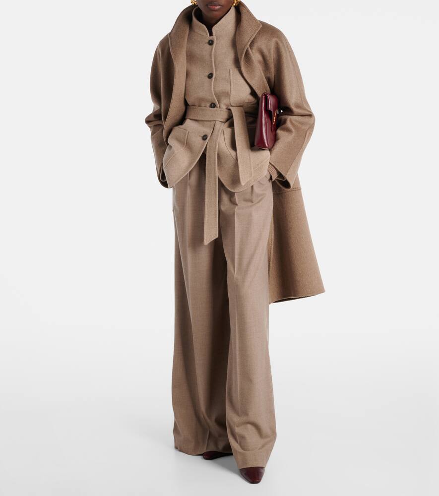 Max Mara Falla Cashmere Jacket In Brown