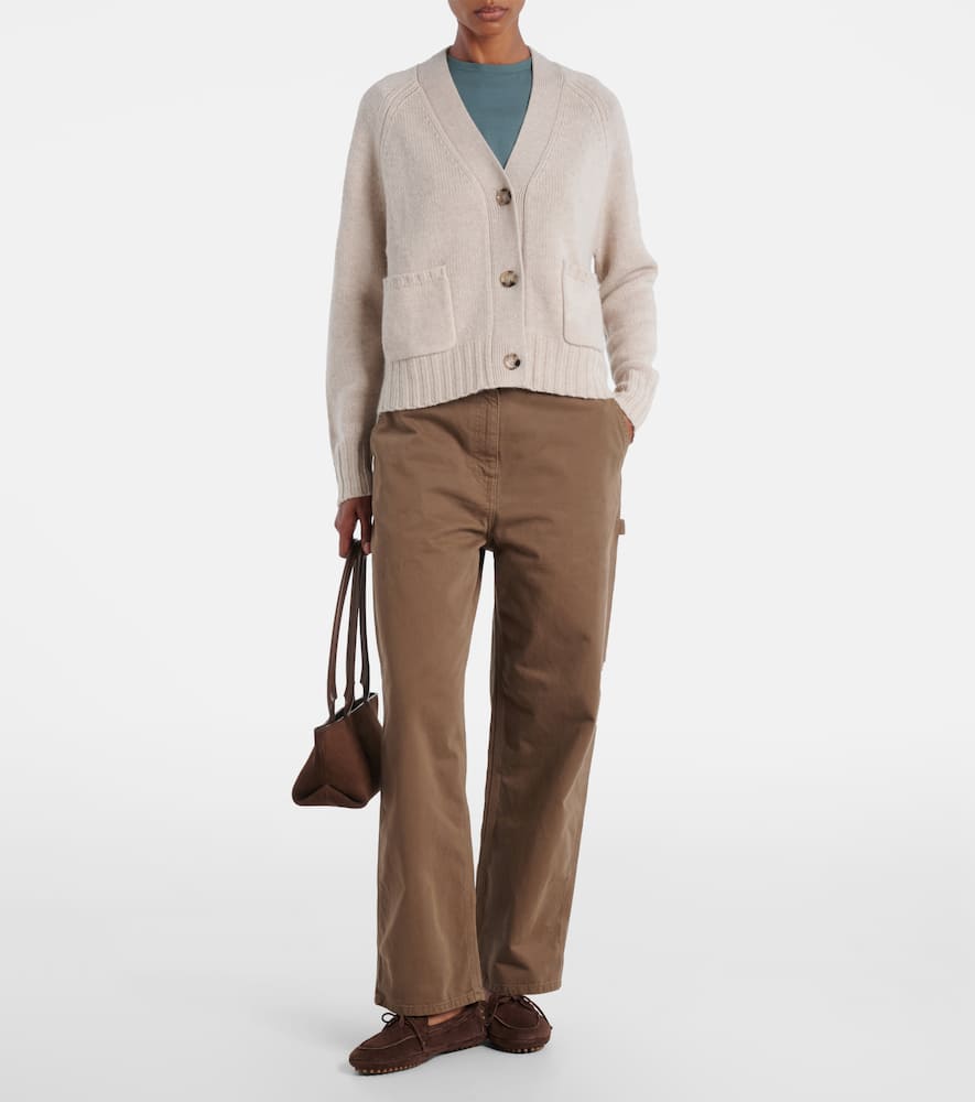 Jardin Des Orangers Wool And Cashmere Cardigan In Neutral