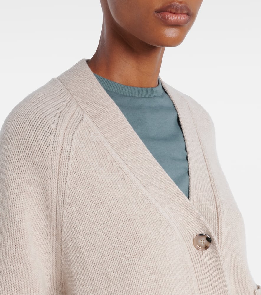 Jardin Des Orangers Wool And Cashmere Cardigan In Neutral