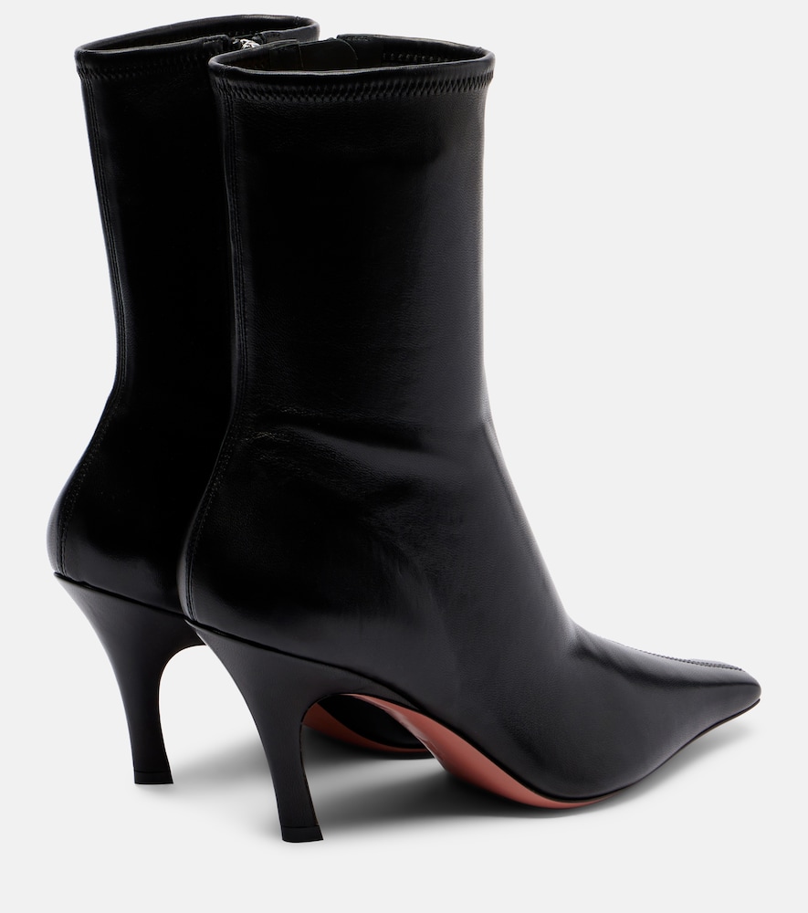  Amina Muaddi Amina Muaddi Ankle Boots Jamie 80 Aus Leder 