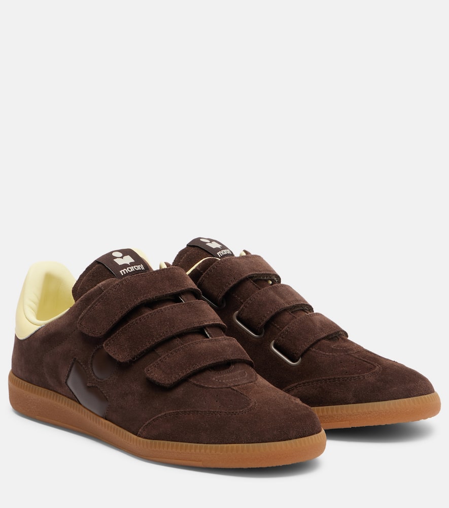 Isabel Marant Bryce Low-top Suede Sneakers Shoes In Brown