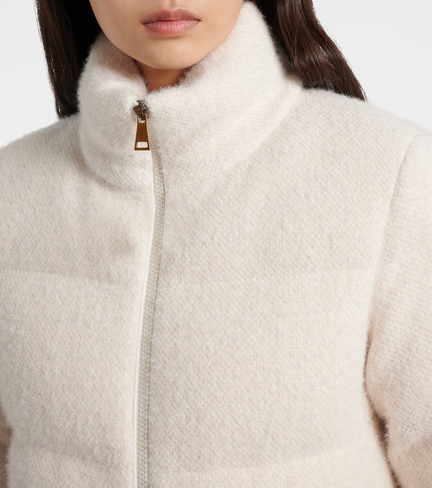 Moncler Mornas Down Jacket In White