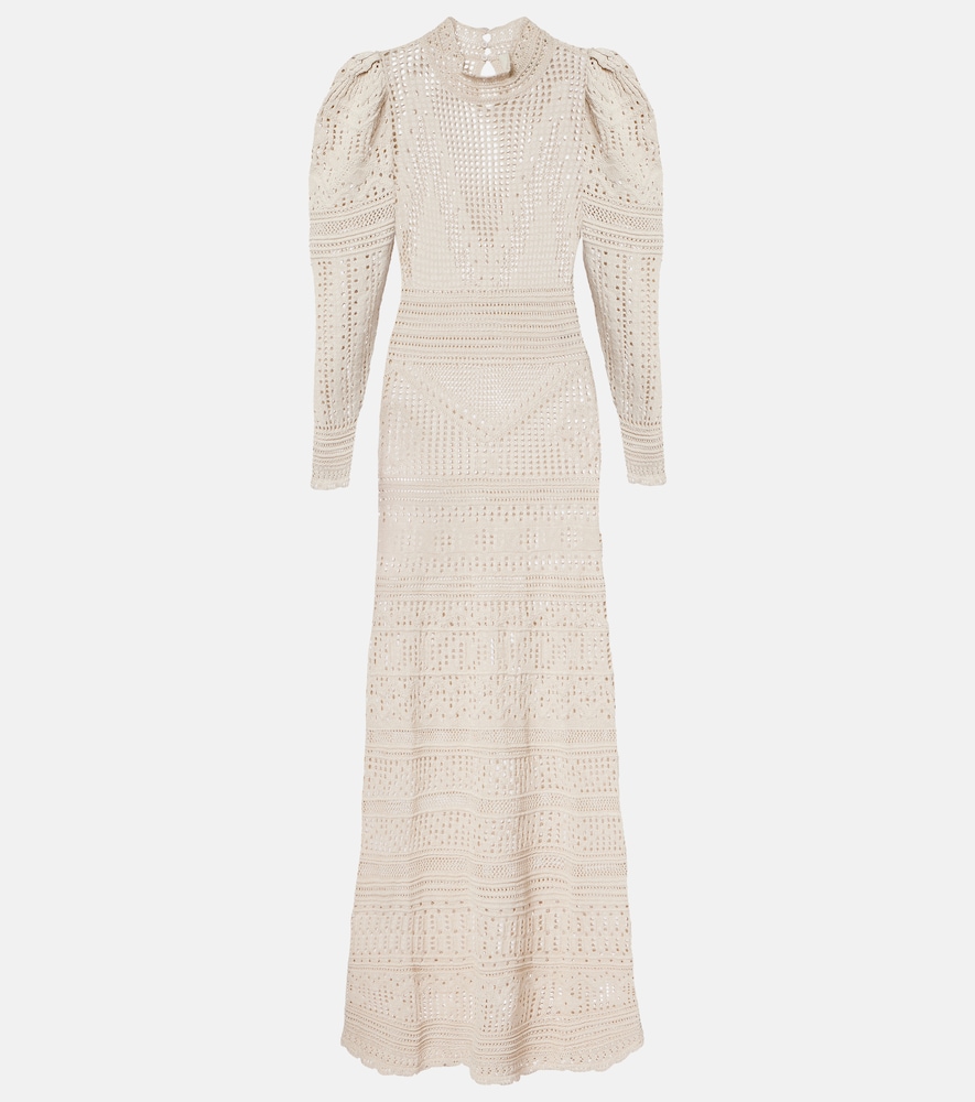 Isabel Marant Dione open-knit maxi dress