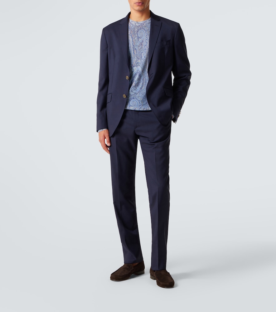  Etro Etro Schmale Hose Aus Wolle 