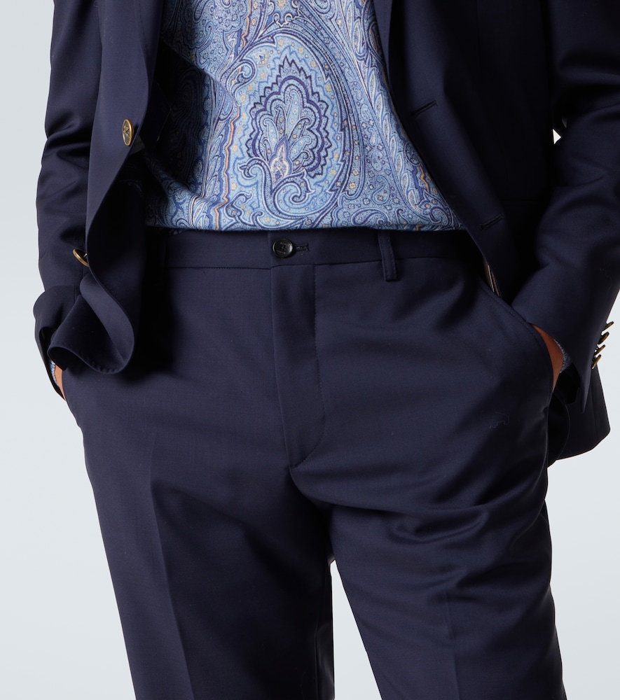  Etro Etro Schmale Hose Aus Wolle 