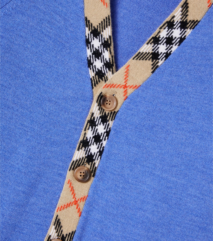  Burberry Kids Burberry Kids Cardigan Burberry Check Aus Wolle 