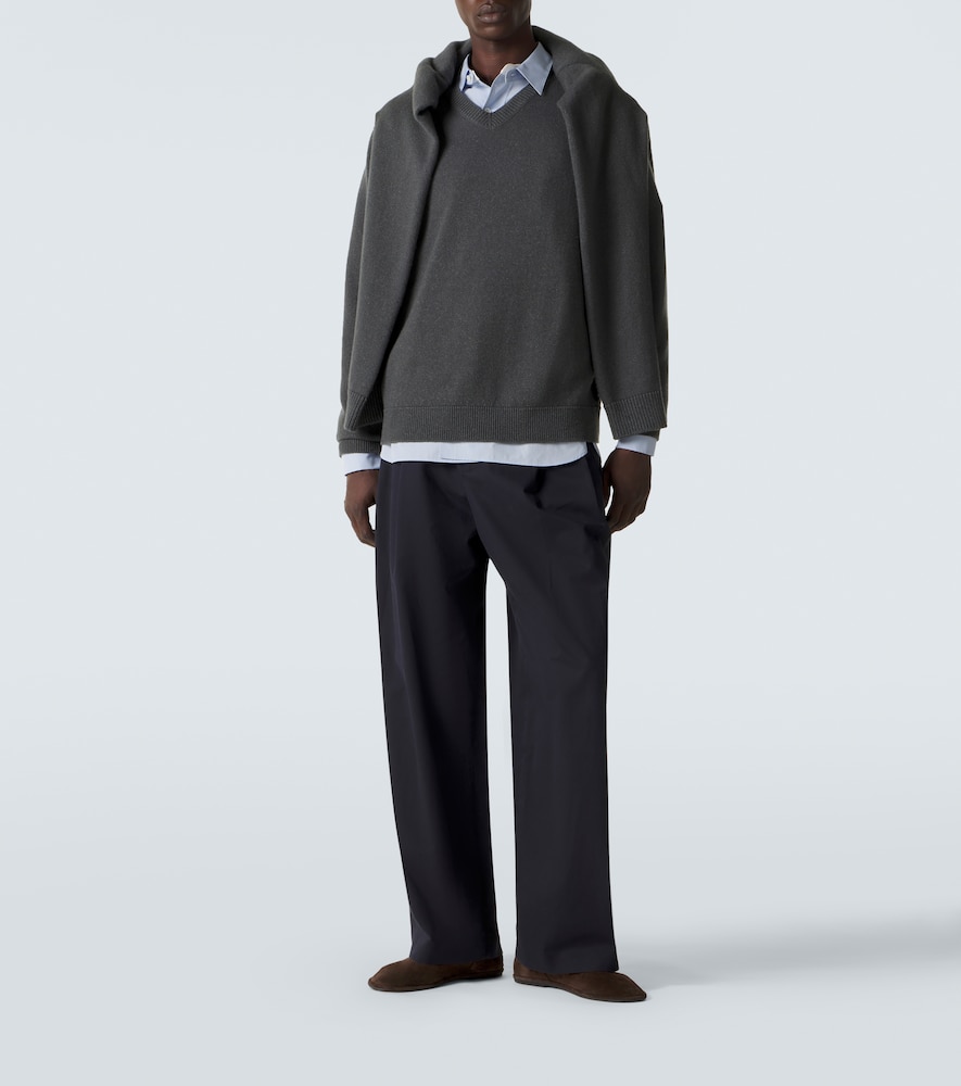  The Row The Row Pullover Memphis Aus Kaschmir Und Leinen 