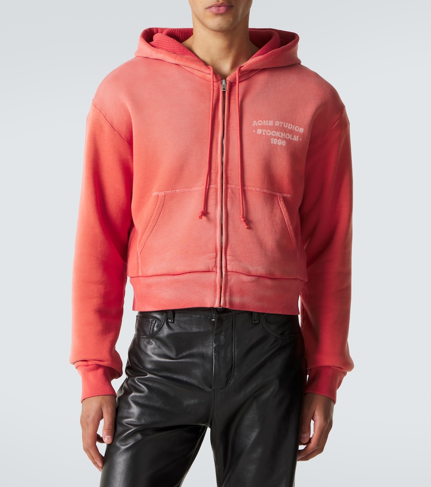  Acne Studios Acne Studios Kapuzenjacke Aus Baumwoll-jersey 