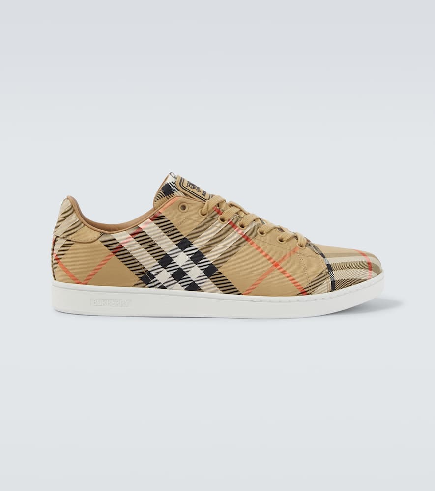 Burberry Multicolor Polyamide Low Top Sneakers In Multi