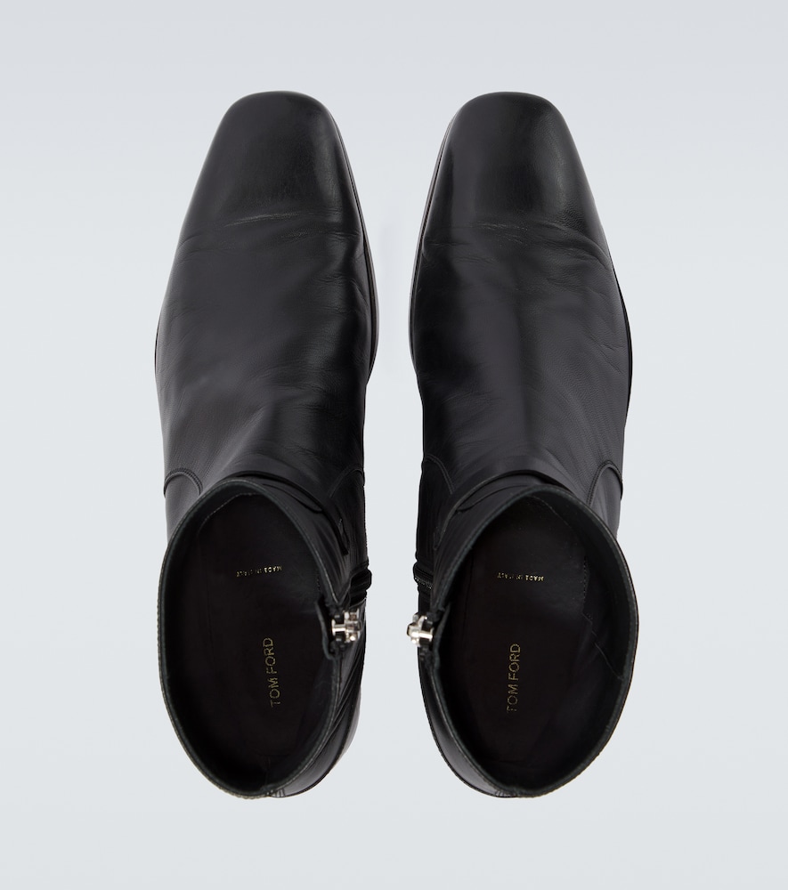 Clint Leather Ankle Boots