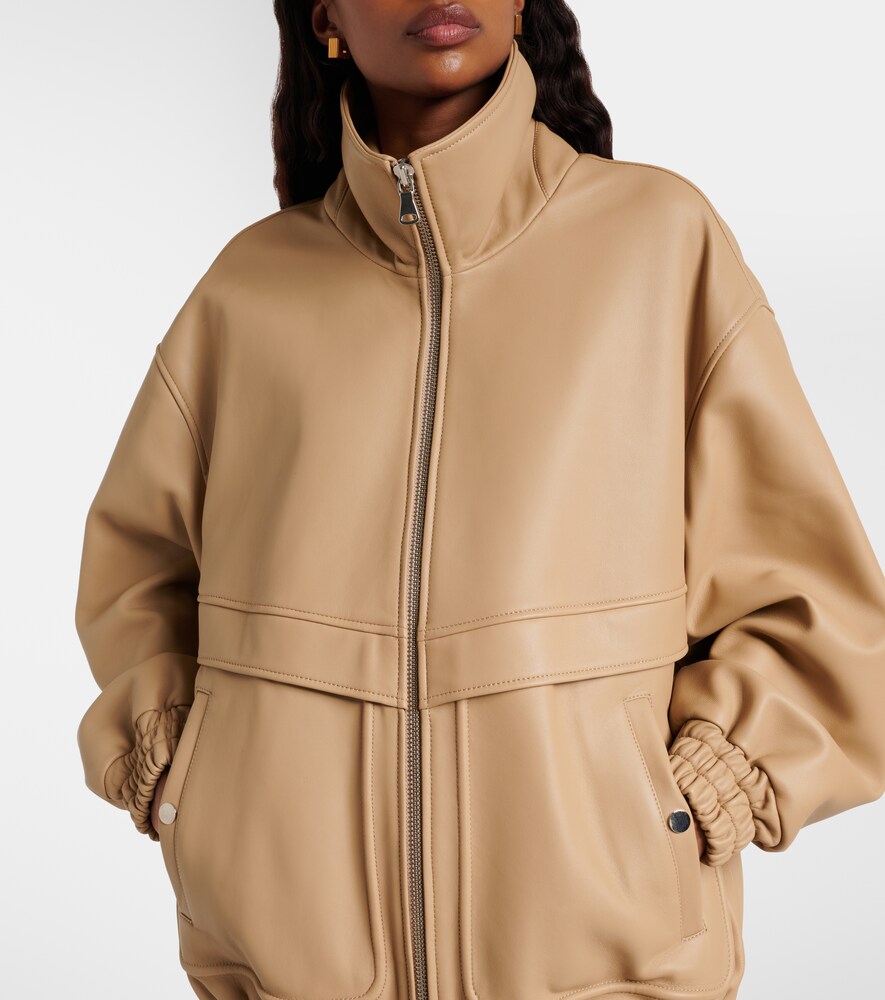  Nour Hammour Nour Hammour Bomberjacke Beck Aus Leder 