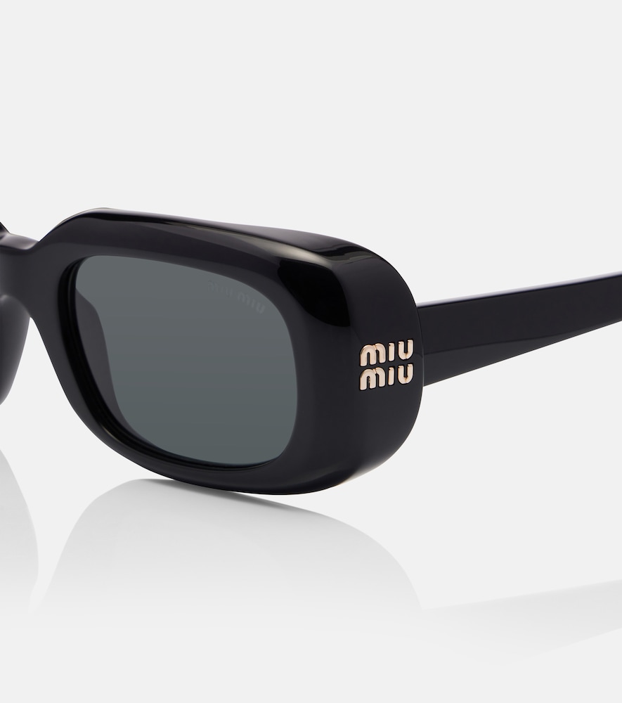  Miu Miu Miu Miu Eckige Sonnenbrille 