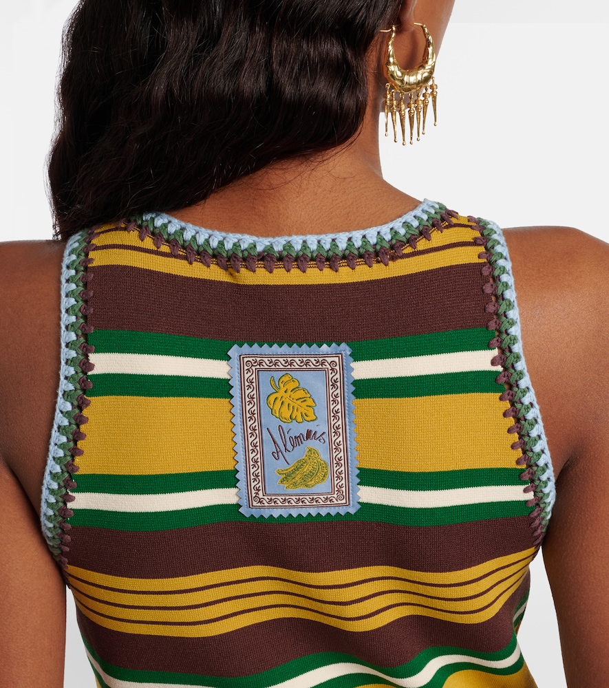  Alemais Alemais Clover Knitted Striped Tank Top 