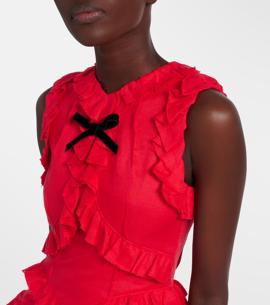  Shushu/tong Shushu/tong Midikleid Aus Leinen 