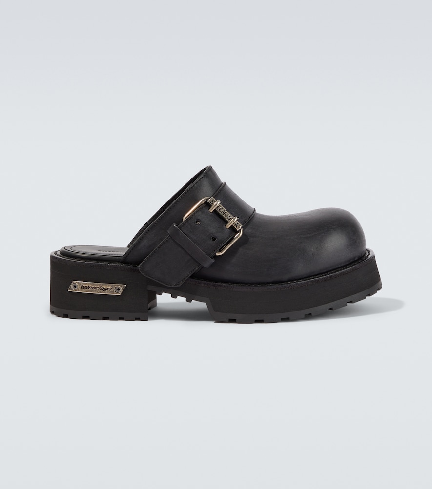 Balenciaga Venom leather mules